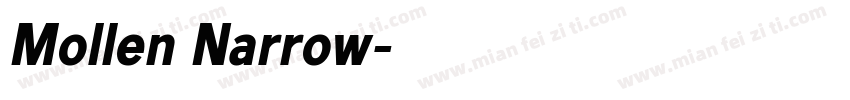 Mollen Narrow字体转换